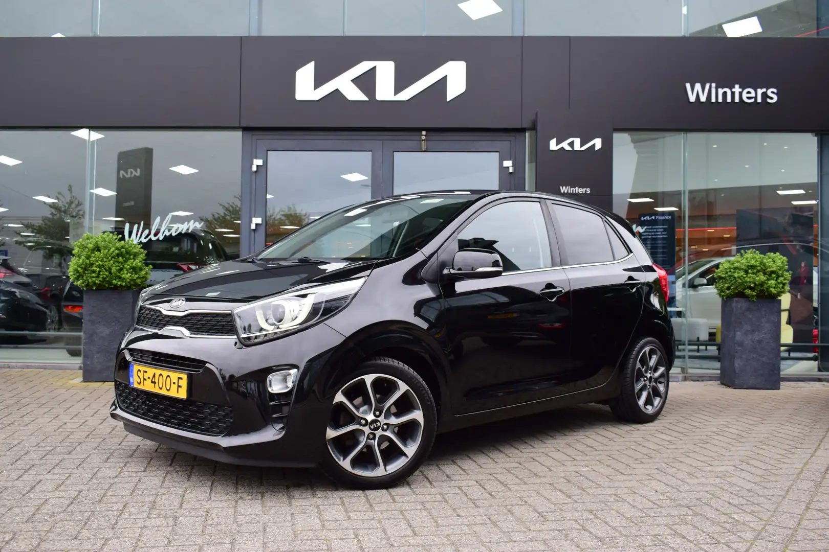 Kia Picanto 1.0 CVVT Design Edition | Cruise Control | Climate Zwart - 1