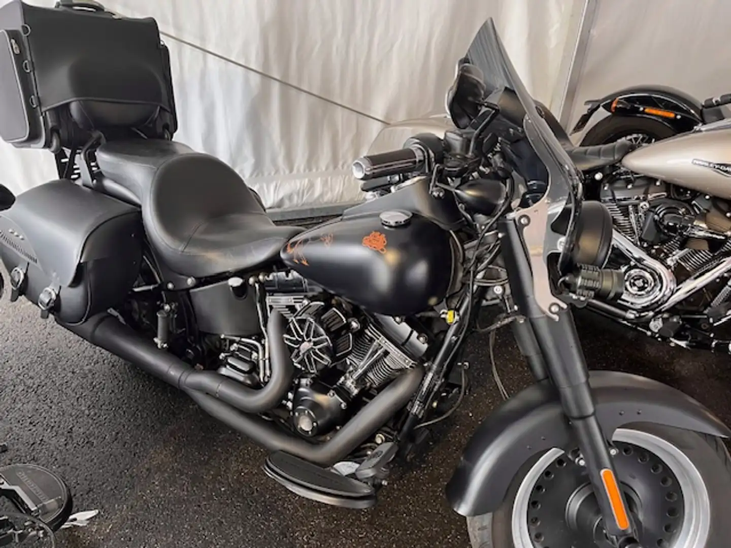 Harley-Davidson Fat Boy Fat Boy S  -  Evolution 2 ! Noir - 1
