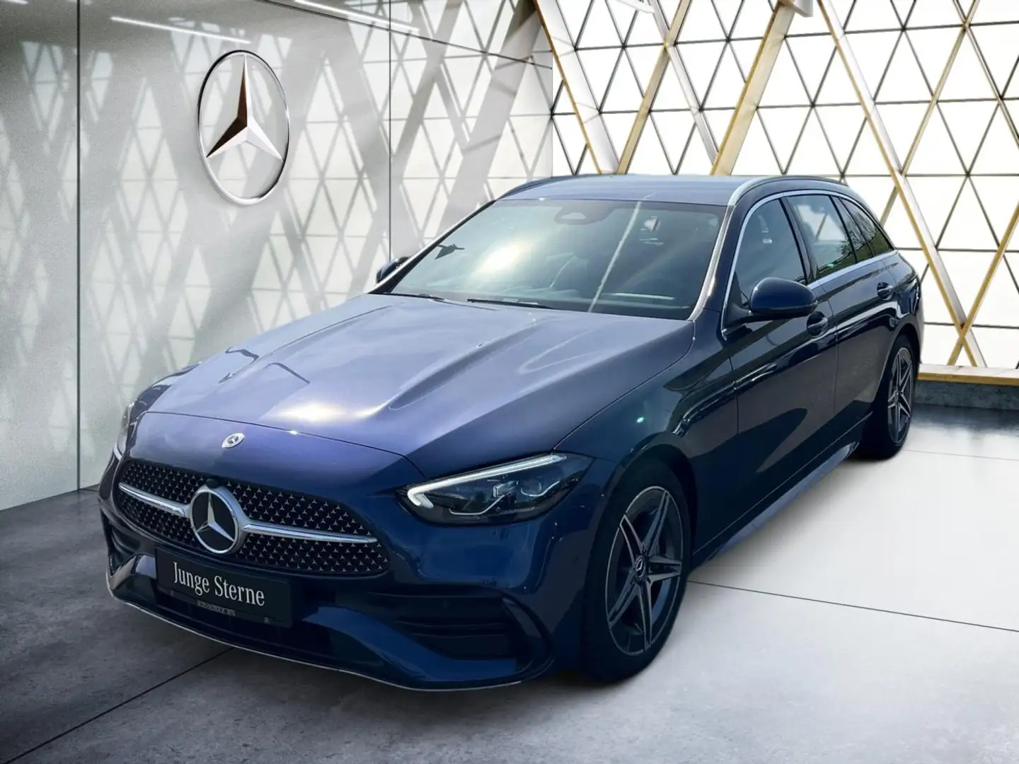 Mercedes-Benz C 220 d T AMG AHK**Easy-Pack**Guard**Sitzkomfort Blau - 1