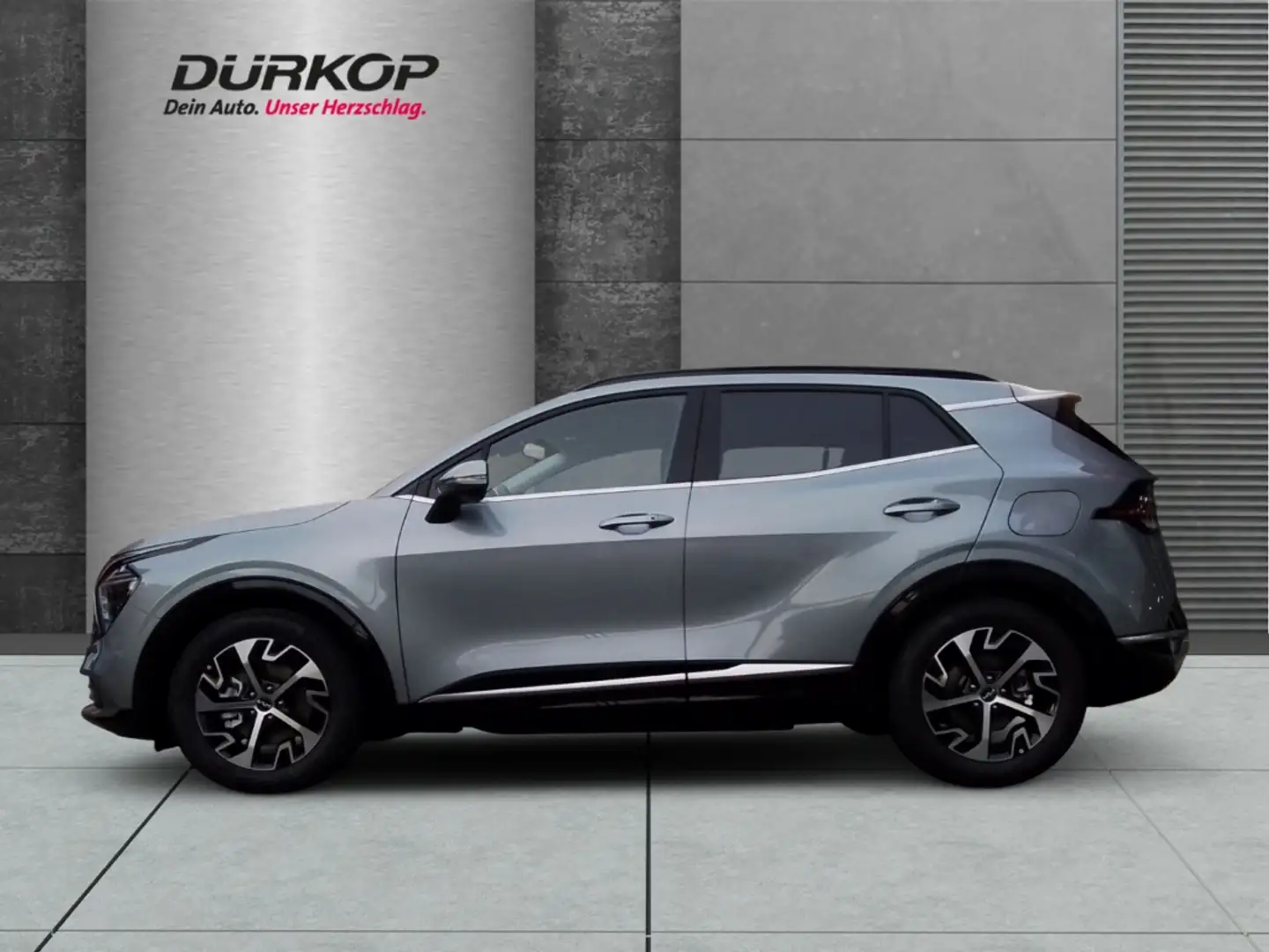 Kia Sportage Spirit 1.6D Allrad AT Leder El. Panodach Navi Memo Argento - 2