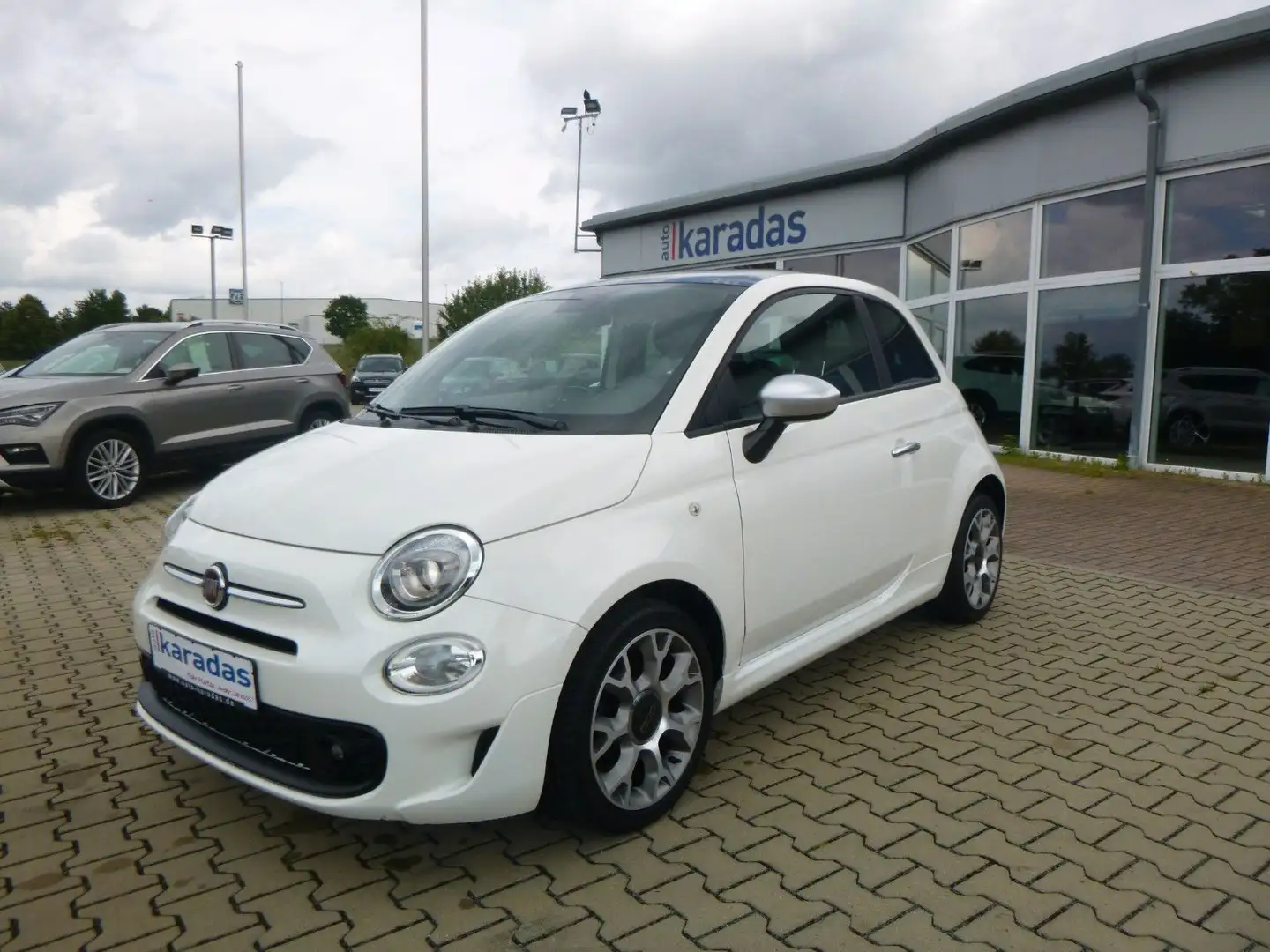 Fiat 500 1.2 8V RockStar S&SAUT/PANO/NAVI/SPORT Weiß - 1