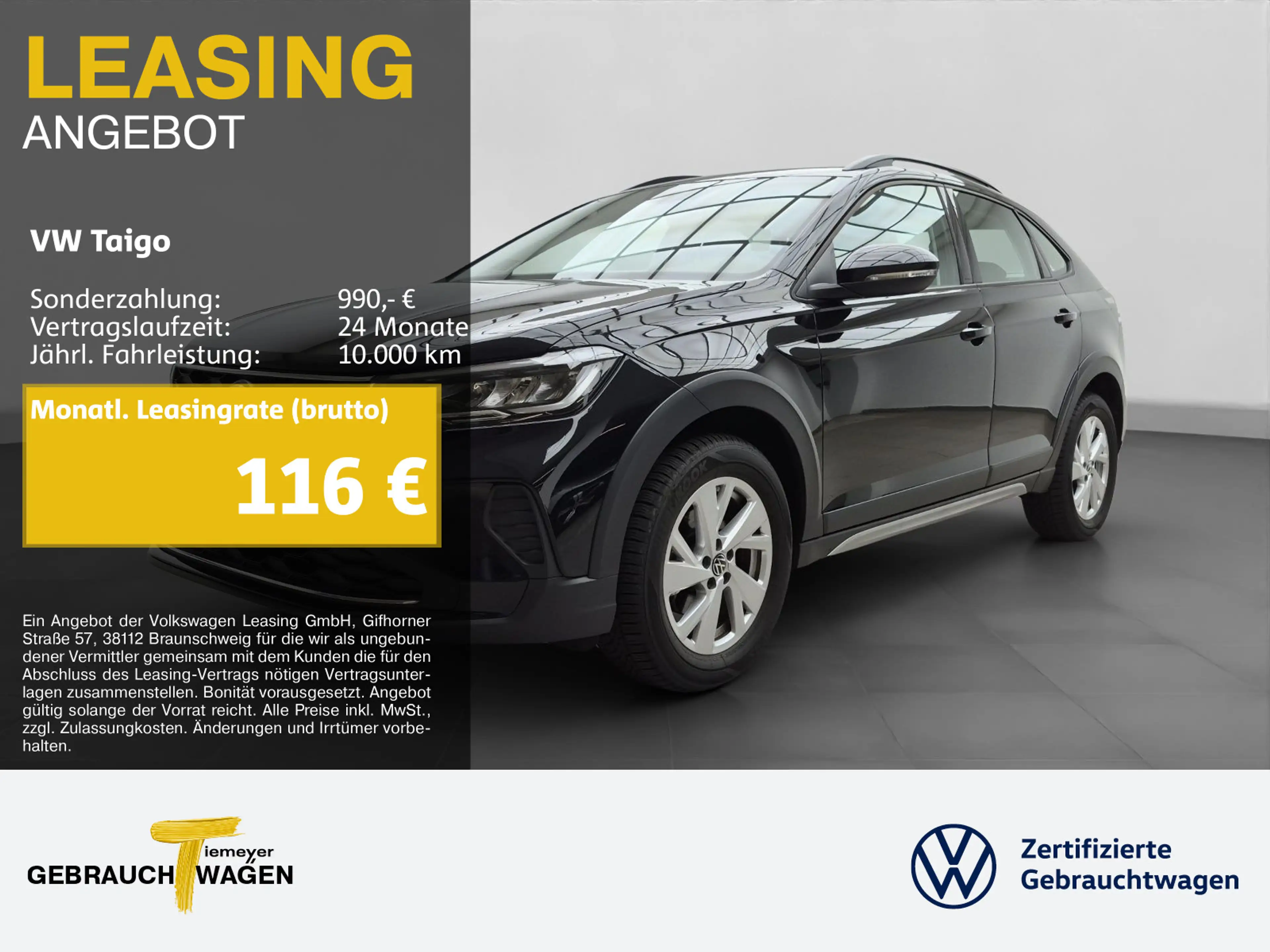 Volkswagen Taigo 1.0 TSI LIFE LED NAVI SITZHZ LM16