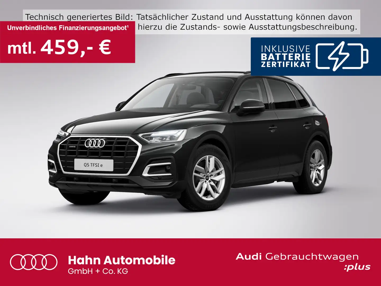 Audi Q5 50 TFSIe quattro Carplay °360 Sitzh Tempo PDC Schwarz - 1
