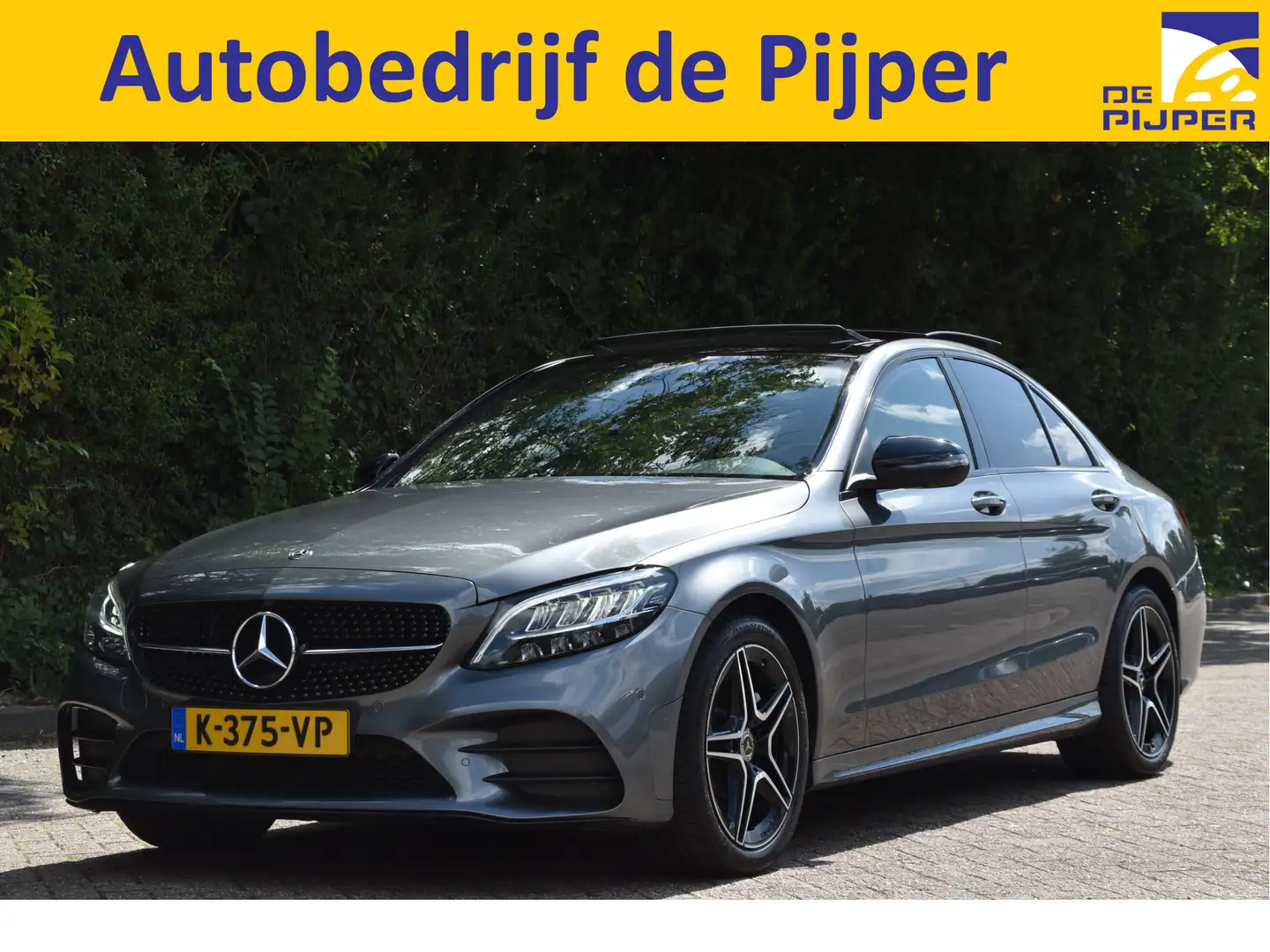 Mercedes-Benz C 180 Business Solution AMG | NL-Auto | 360 gr. camera | Grijs - 1