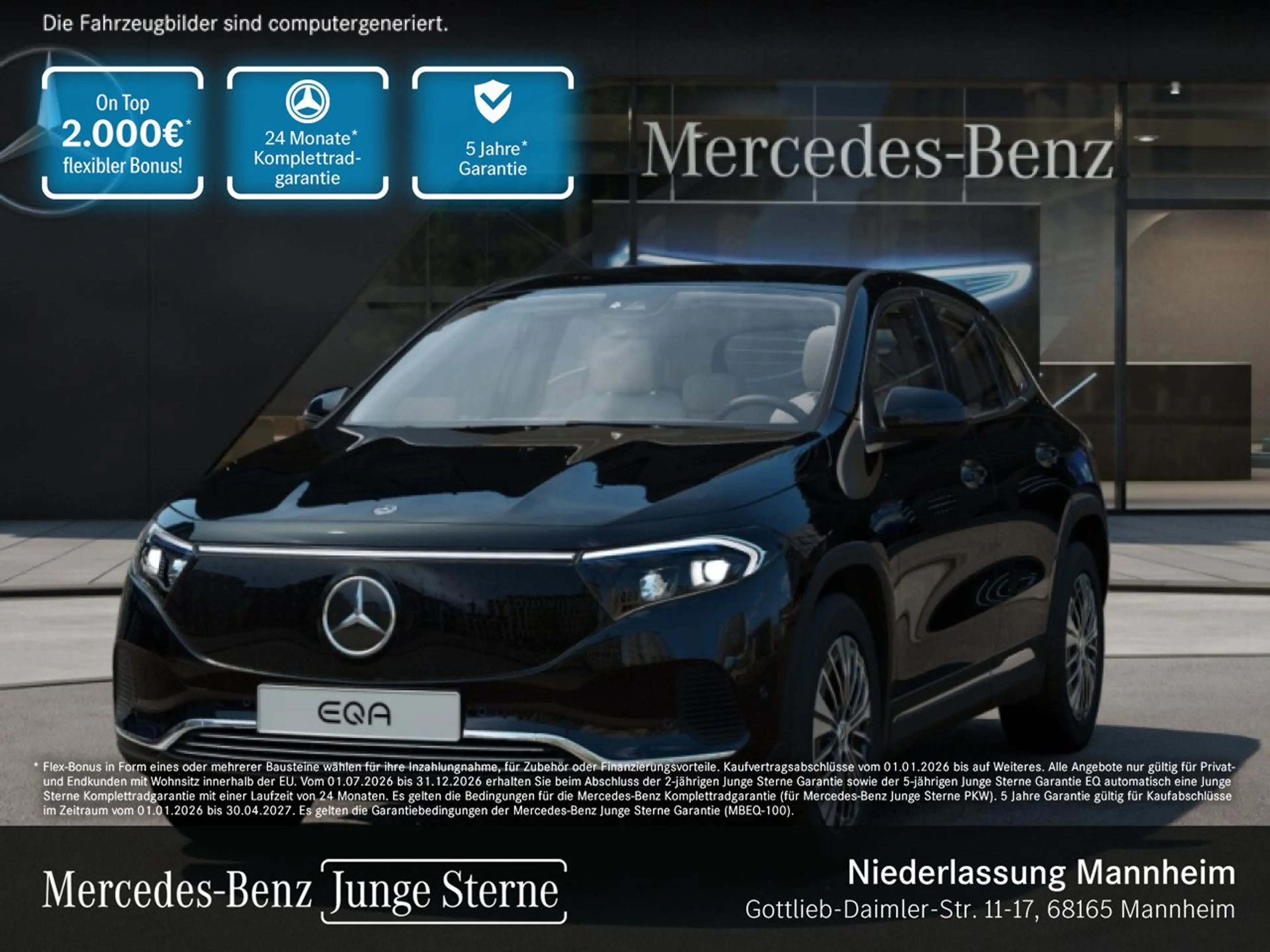 Mercedes-Benz EQA 250 PROG+ADVANCED+KAMERA+SPUR