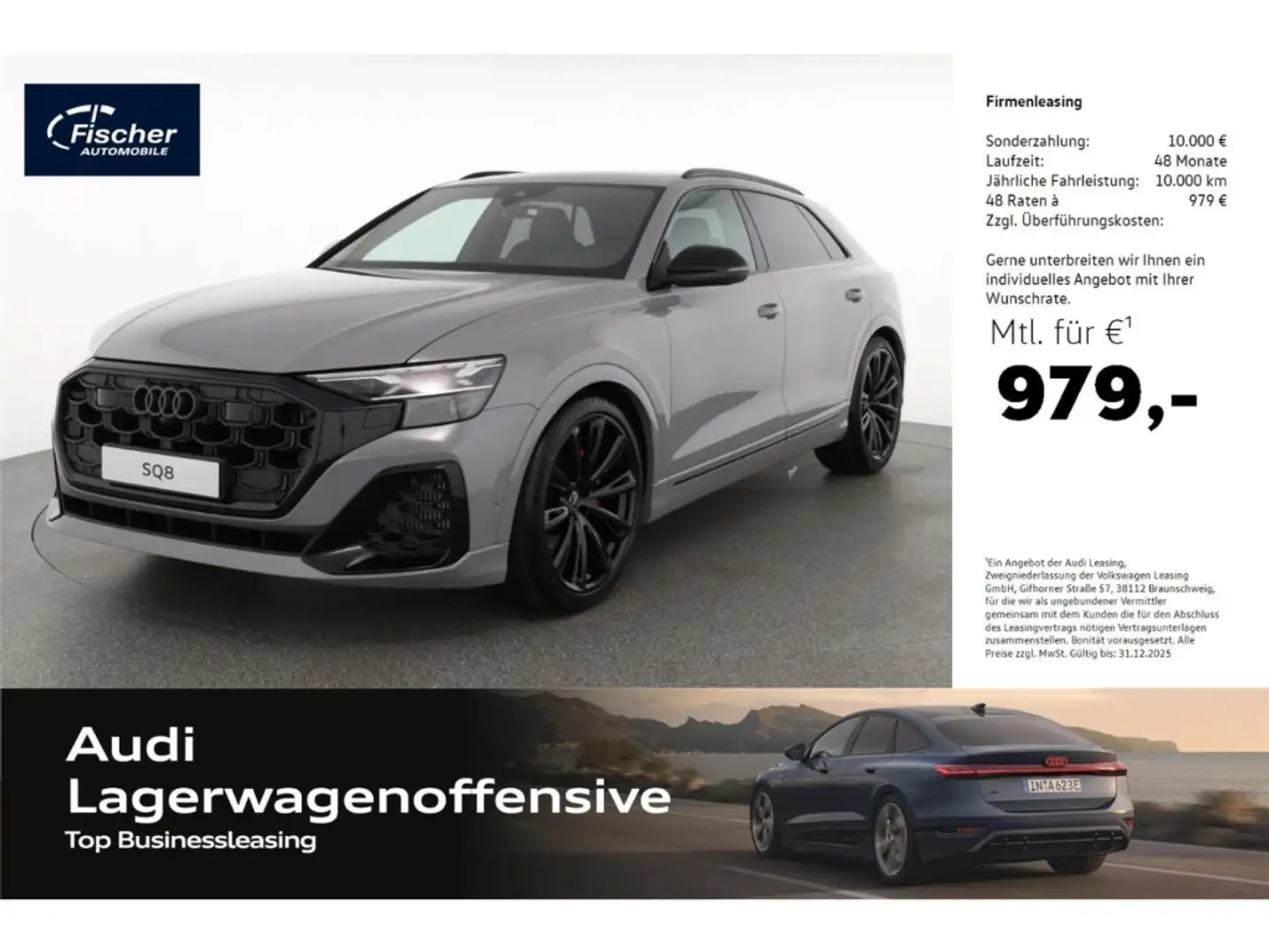Audi SQ8 TFSI quattro LP: 164.774,- /Head-up/Pano/B&O/HD Ma Grau - 1