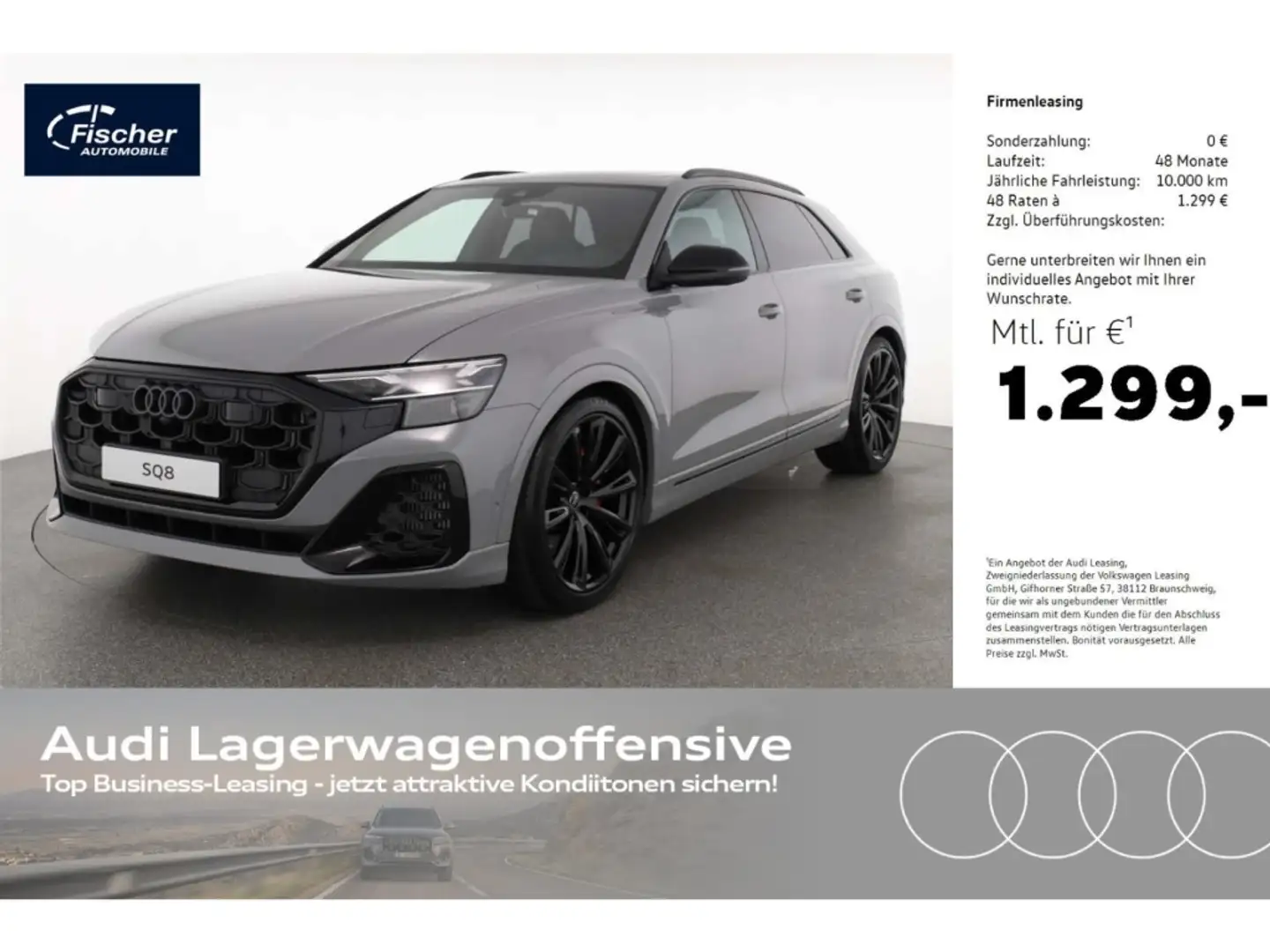 Audi SQ8 TFSI quattro Tiptronic LP:163.205,-/B&O Premium So Gri - 1
