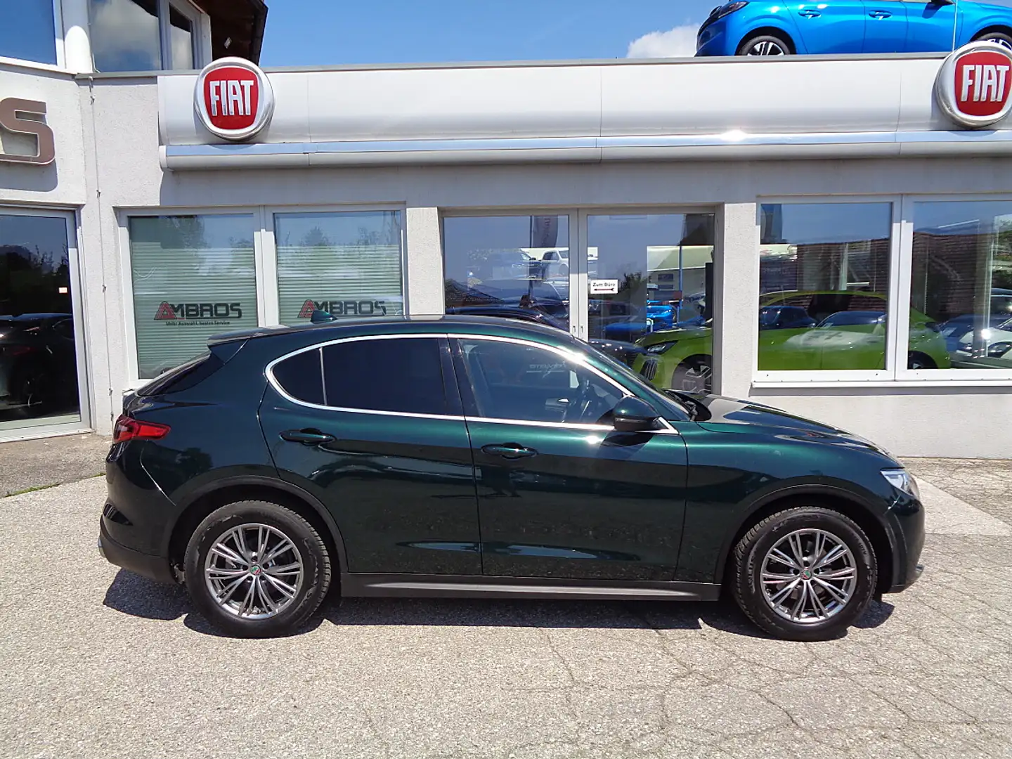 Alfa Romeo Stelvio Business 2,2 ATX AWD - XENON - NAVI - AHK ABNEH... Grün - 2