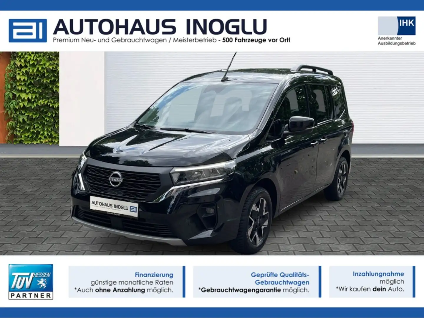 Nissan Townstar 1.3*N-Design*5Sitz*RKam*LED*Navi*Leder Negru - 1