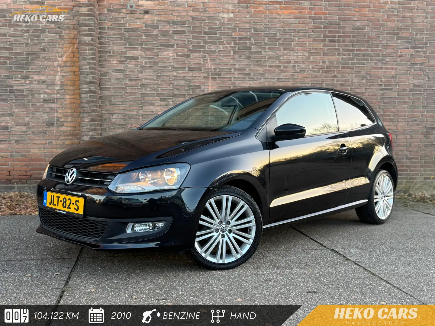 Volkswagen Polo 1.4-16V Team·Cruise·Stoelverw.·Airco·CarPlay Zwart - 2