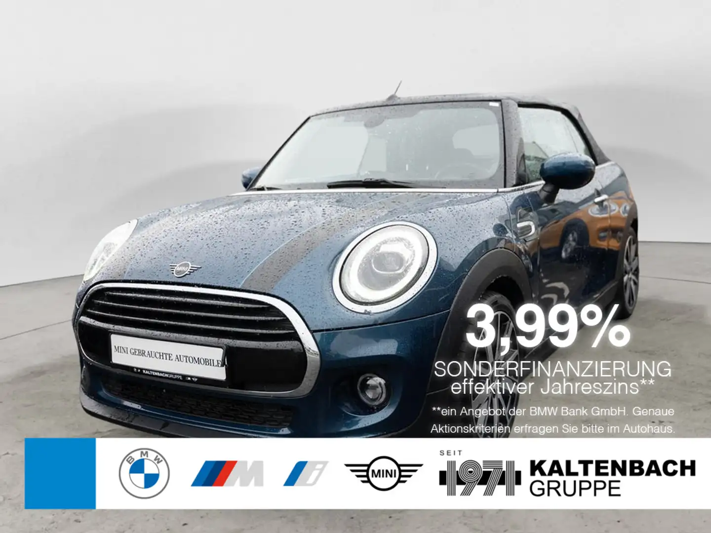 MINI Cooper Cabrio NAVI LED H/K SHZ Sidewalk Trim Bleu - 1