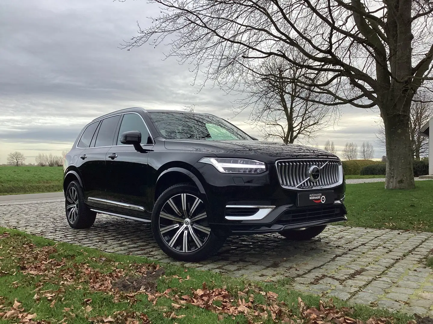 Volvo XC90 T8 Hybrid/1stEig/77000km/7zitpl/Leder/Trekhaak/Cam Black - 1