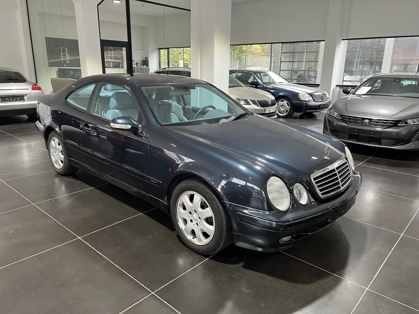 Mercedes-Benz CLK 230 CLK Coupe 230 Kompresor Avantgarde automaat leder Bleu - 1