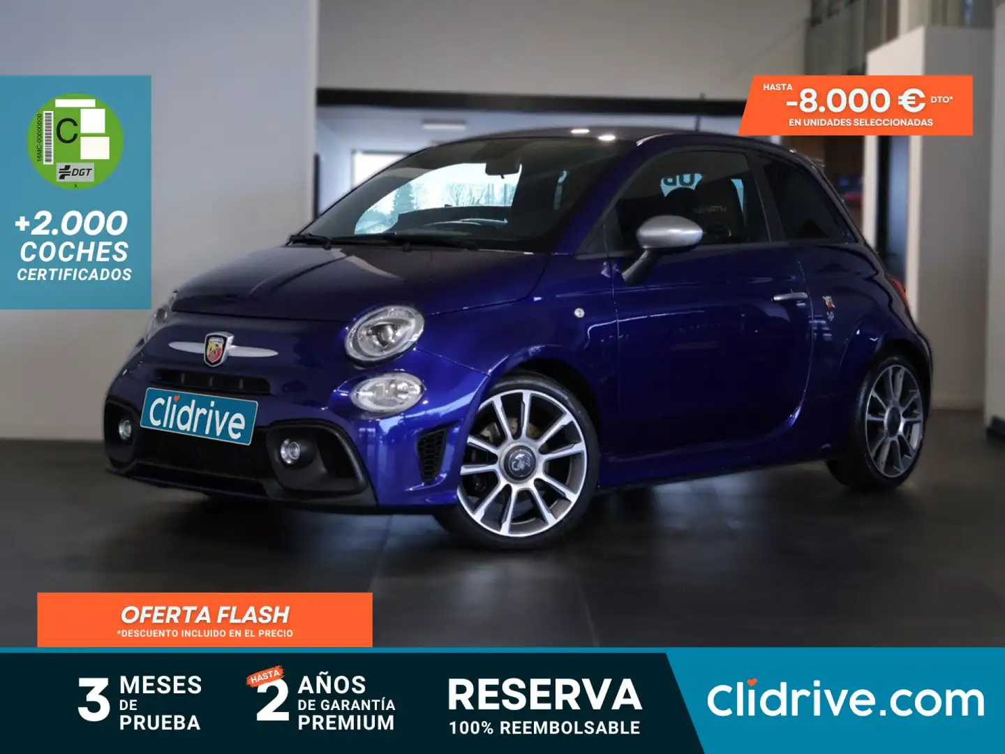 Abarth 595 1.4T JET TURISMO 160 Azul - 1