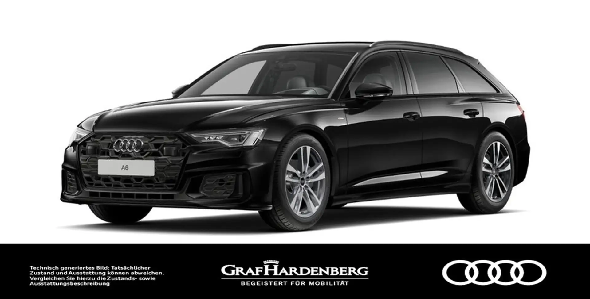 Audi A6 Avant 40 TDI S line Matrix Navi HuD SHZ Noir - 1