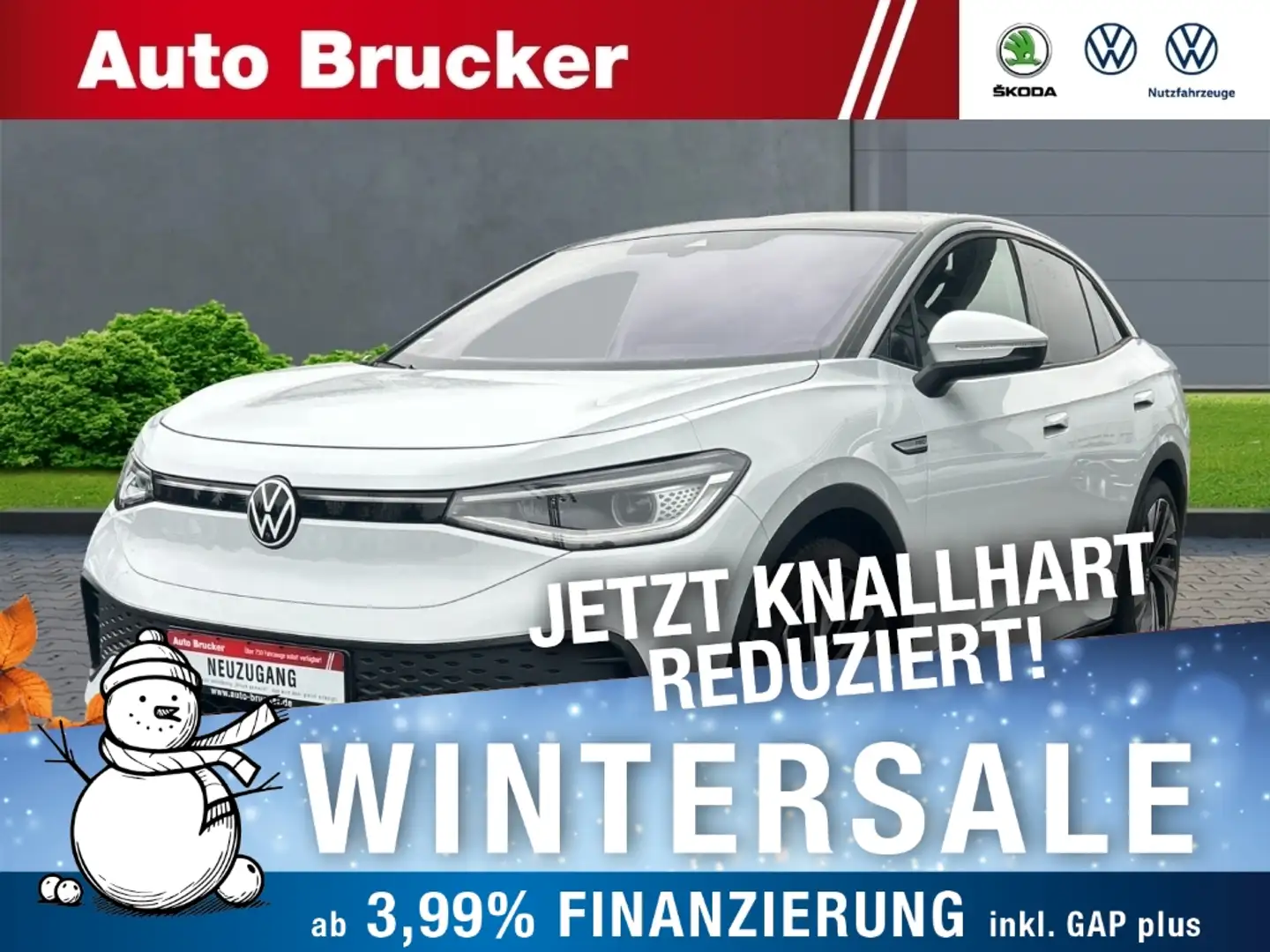 Volkswagen ID.5 Pro Performance Batterie-Zertifikat+LED+AHK+Navi+S Weiß - 1