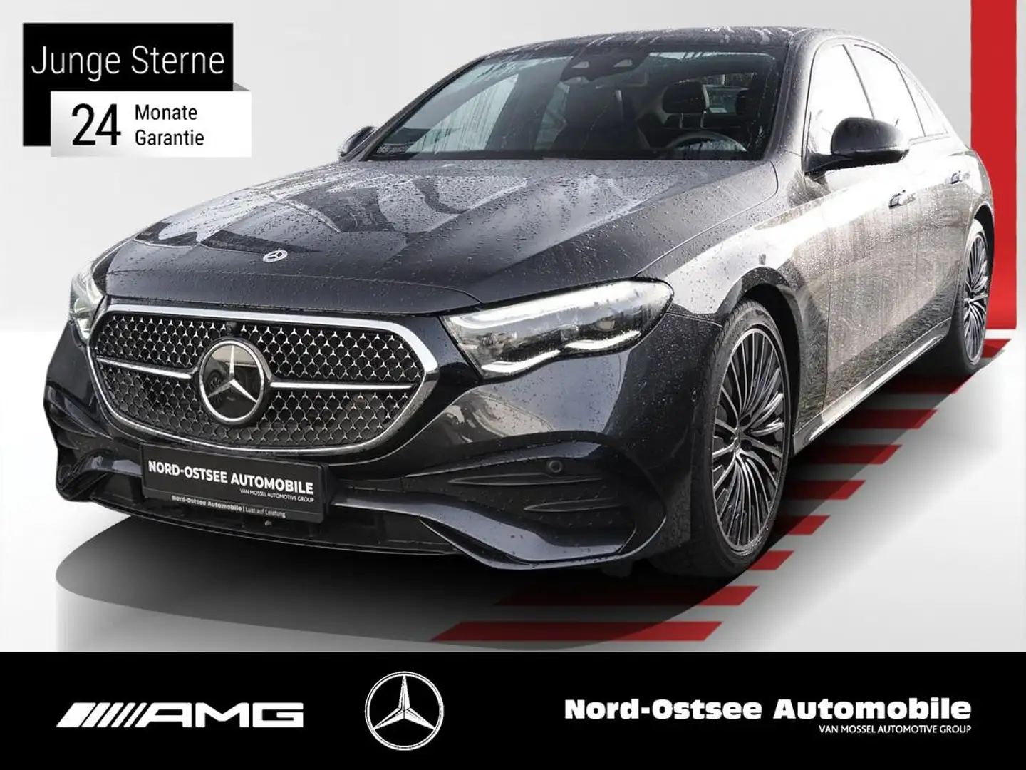 Mercedes-Benz E 200 AMG PANO BURMESTER NIGHT SHZ Grau - 1