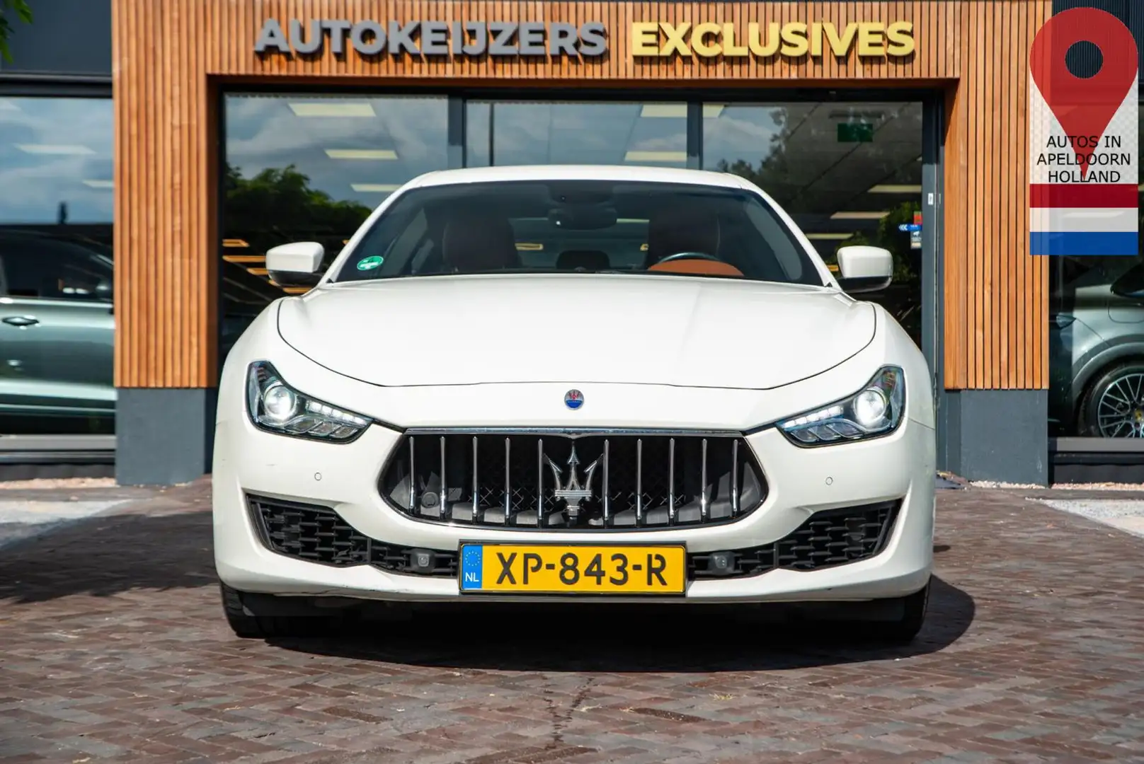 Maserati Ghibli 3.0 V6 D xenon leder Cruise Keyless Memor Blanco - 2