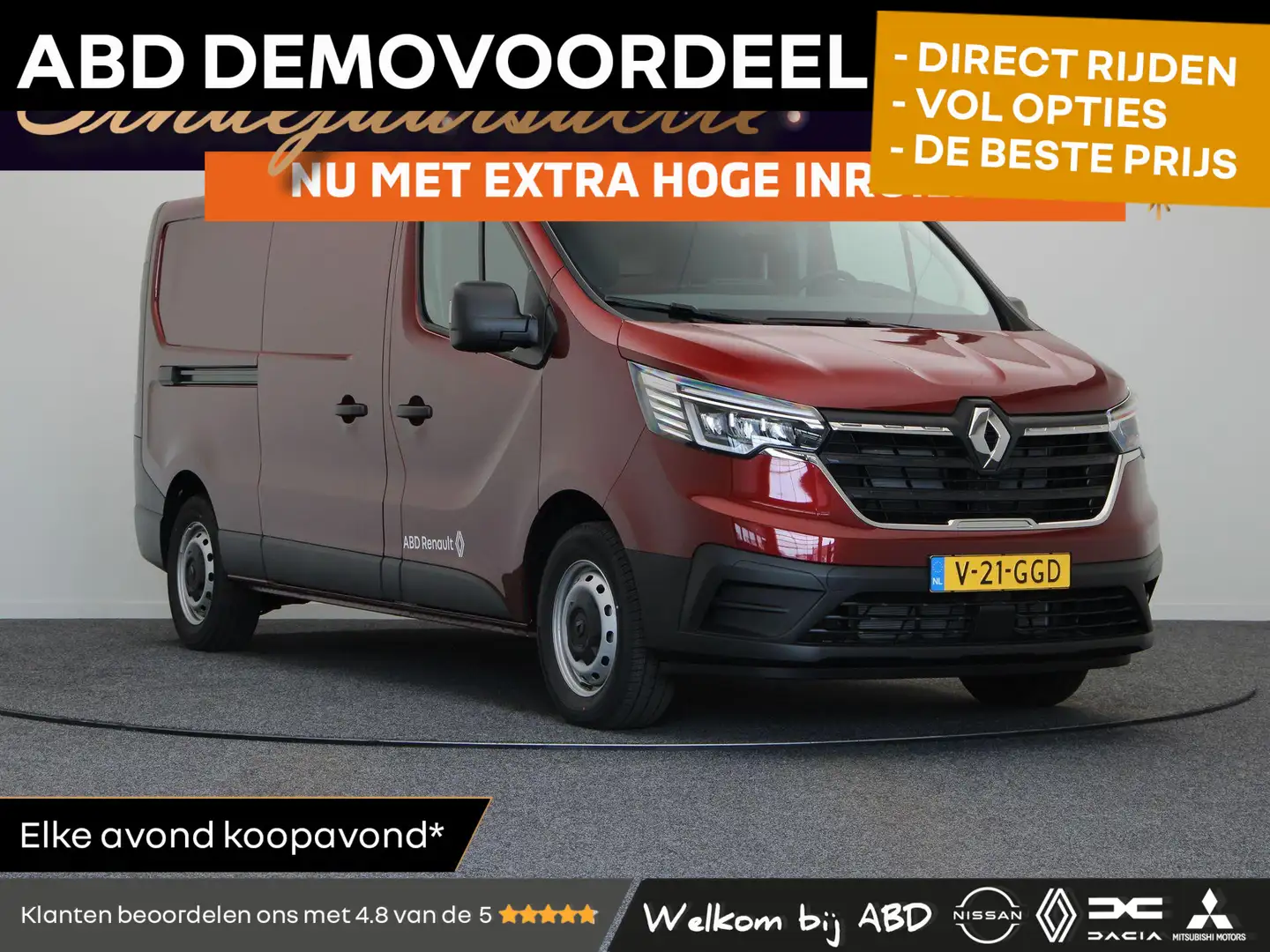 Renault Trafic 2.0 dCi 110pk T30 L2H1 Start | Trekhaak | BPM Voor Rouge - 1