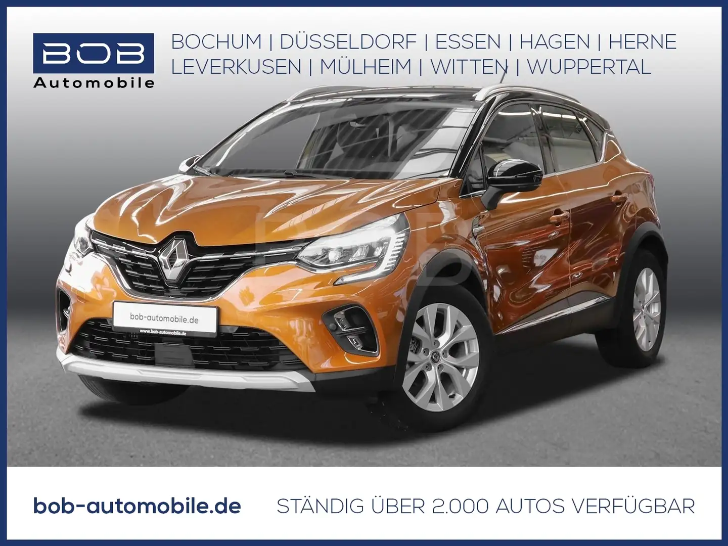 Renault Captur INTENS TCe100 NAVI SHZ RFK KLIMA AHK Oranje - 1