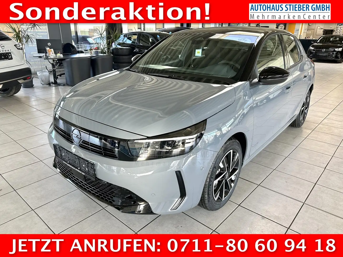 Opel Corsa GS SHZ+LHZ+EPH Vo+Hi +180°Kam 74 kW (101 PS), S... Grau - 1