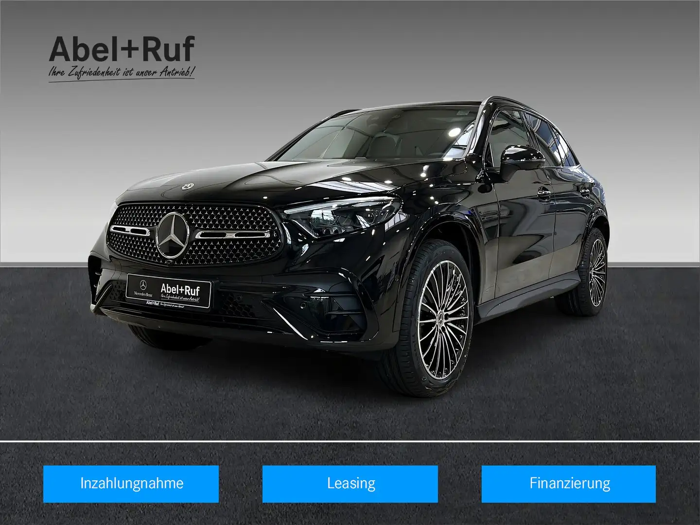 Mercedes-Benz GLC 300 de 4M AMG+DISTR+Burme+Memo+Pano+AHK+360 Schwarz - 1