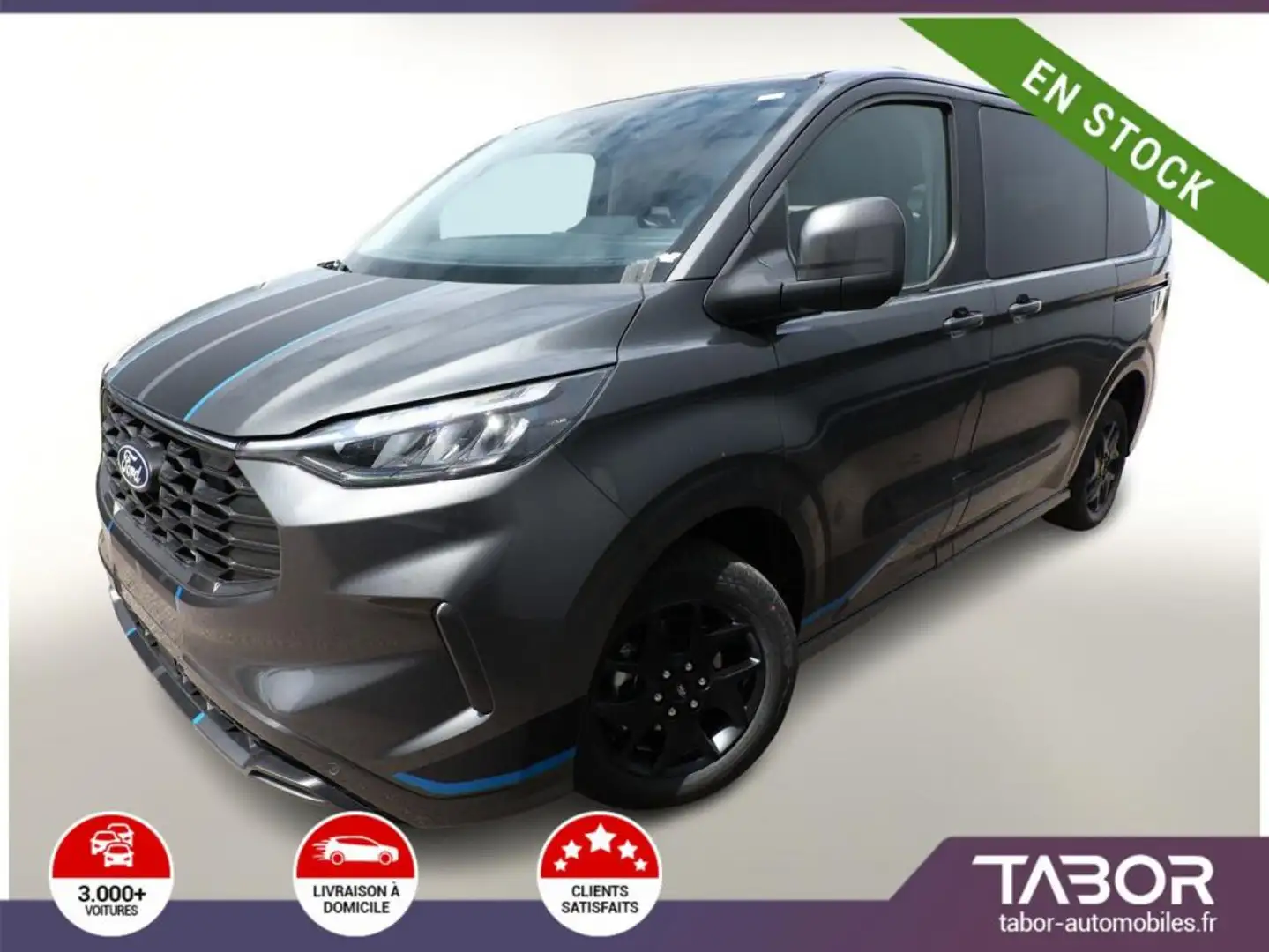 Ford Tourneo Custom 2.0 TDCi 170 Aut Sport L1 Gris - 1