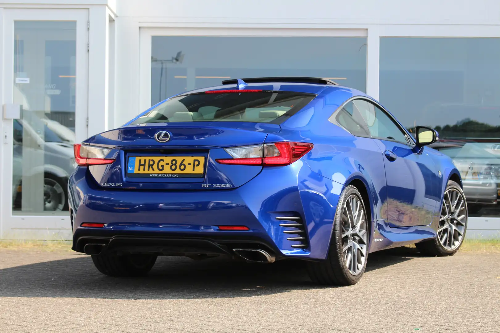 Lexus RC 300h Hybrid F-SPORT Premium I Open dak I Adaptive Cruis Bleu - 2