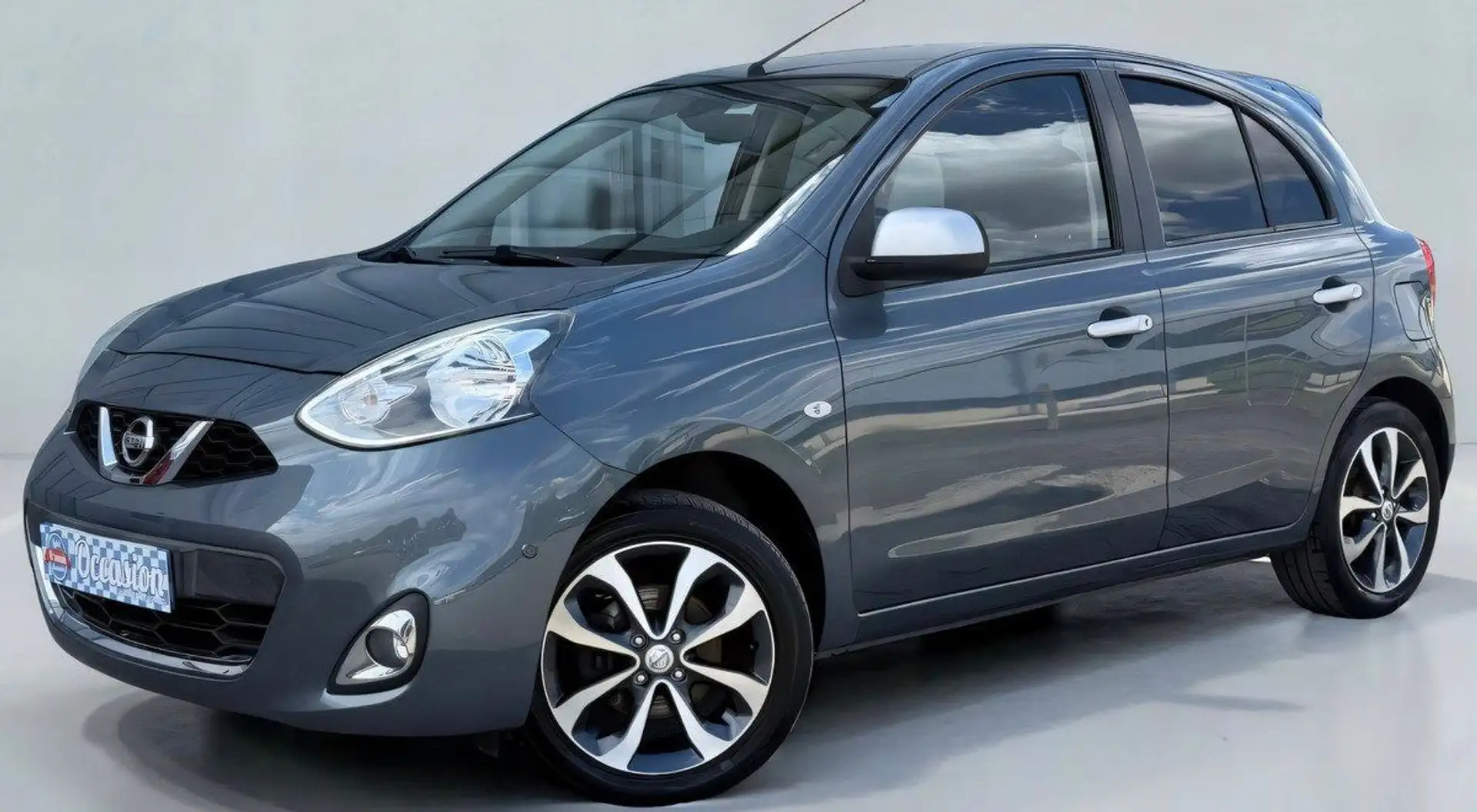 Nissan Micra IV 1.2i 80ch (4 cv) BVM5 5 Portes Bleu - S&S - Connect Edition N-TEC Euro6 %2B2016 Gris - 1