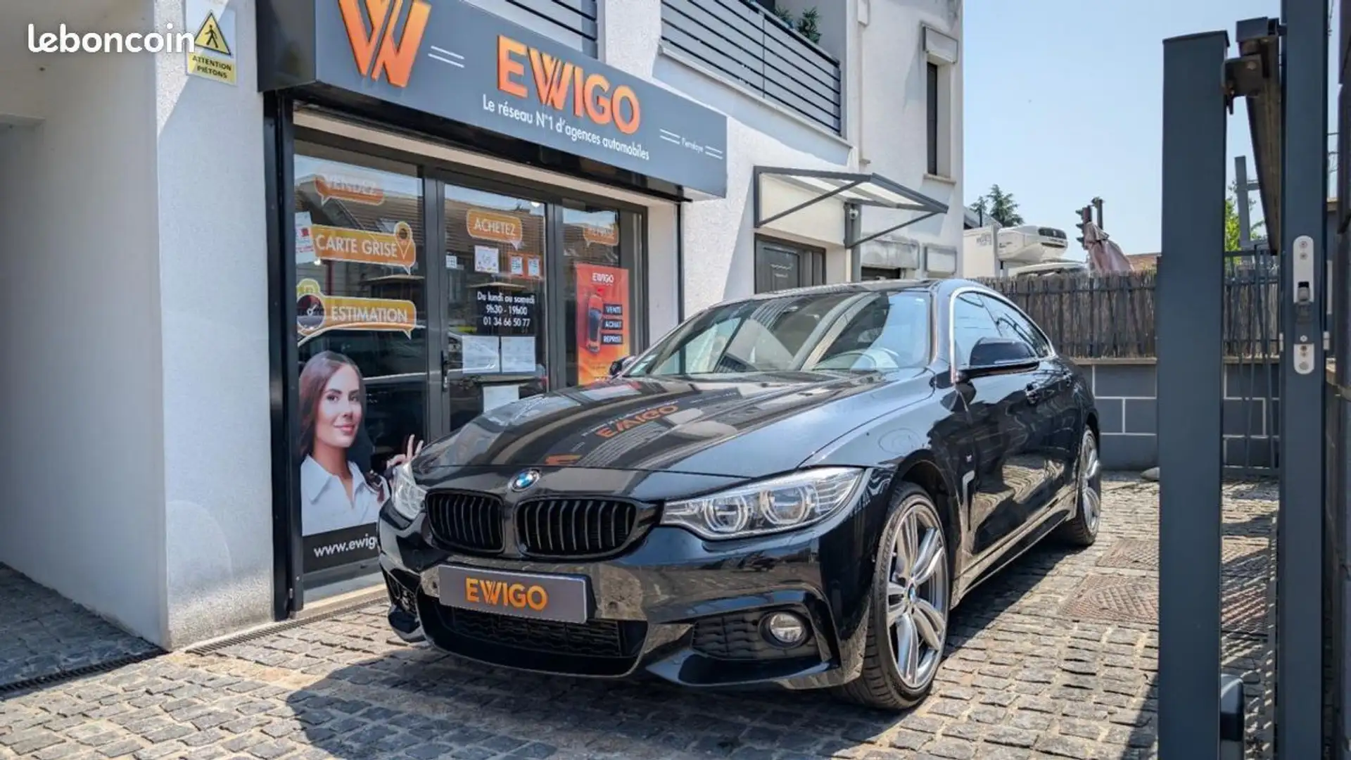 BMW 435 GRAN-COUPE 3.0 435 I 305ch M-SPORT XDRIVE BVA HARM Noir - 1
