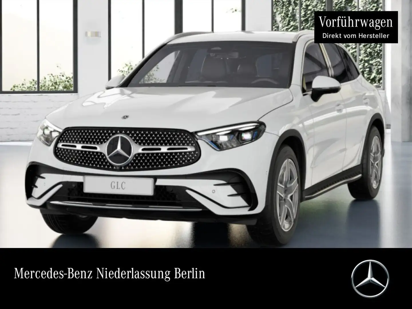 Mercedes-Benz GLC 200 4M AMG+360+AHK+TOTW+KEYLESS+9G Blanc - 1