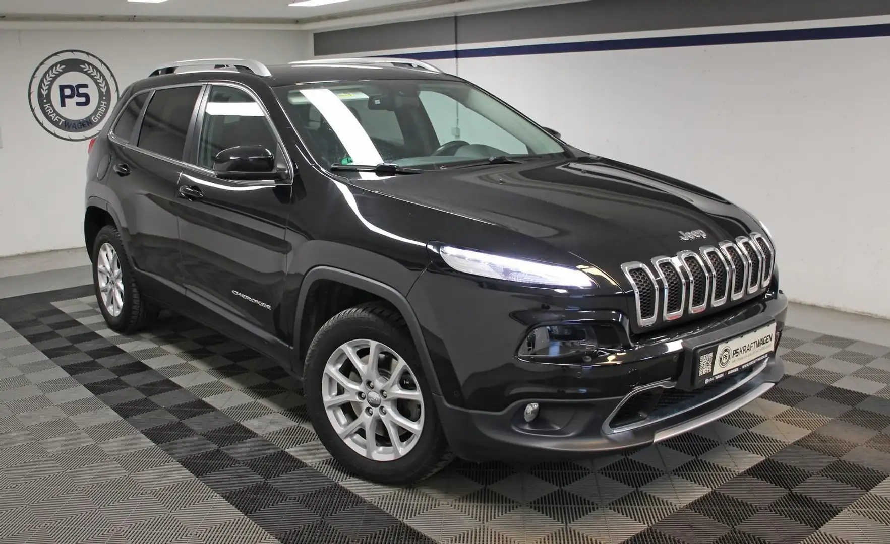 Jeep Cherokee Limited 4AWD Aut. KAMERA AHK TEMP LEDER Schwarz - 2