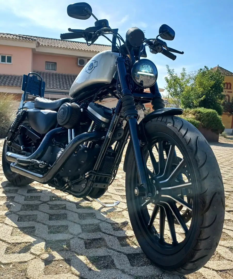 Harley-Davidson Sportster 883 2014 abs Plateado - 1