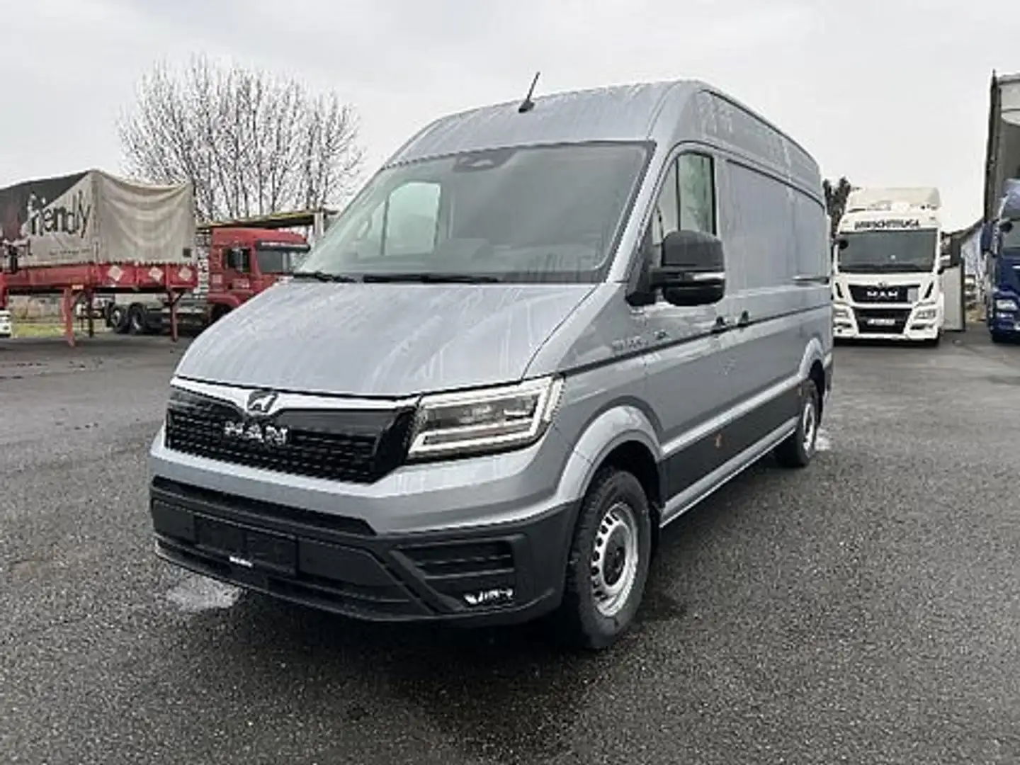MAN TGE 3.180 4X4 SB Argent - 1