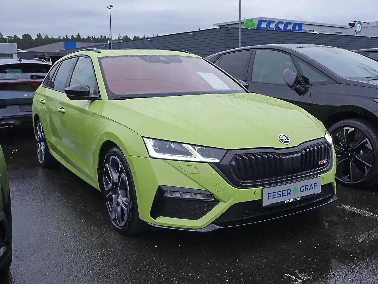 Skoda Octavia Combi RS 2.0TDI DSG SHZ,AHK,Standheizung Grün - 2