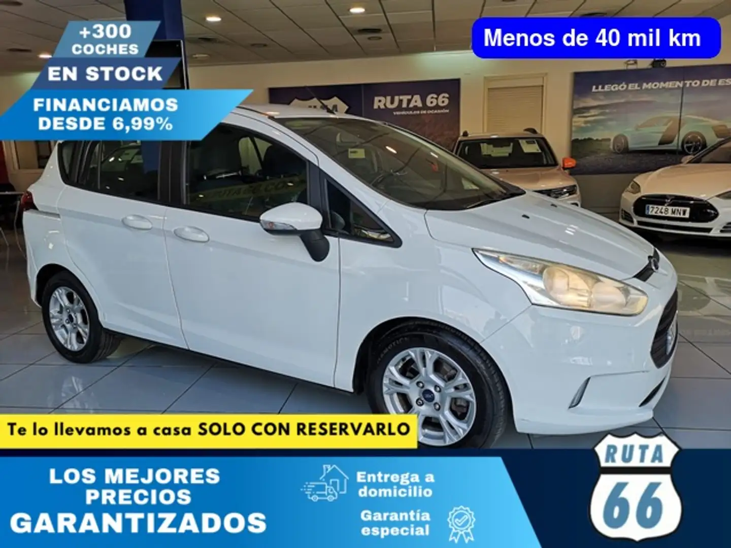 Ford B-Max 1.0 EcoBoost Titanium Blanc - 1