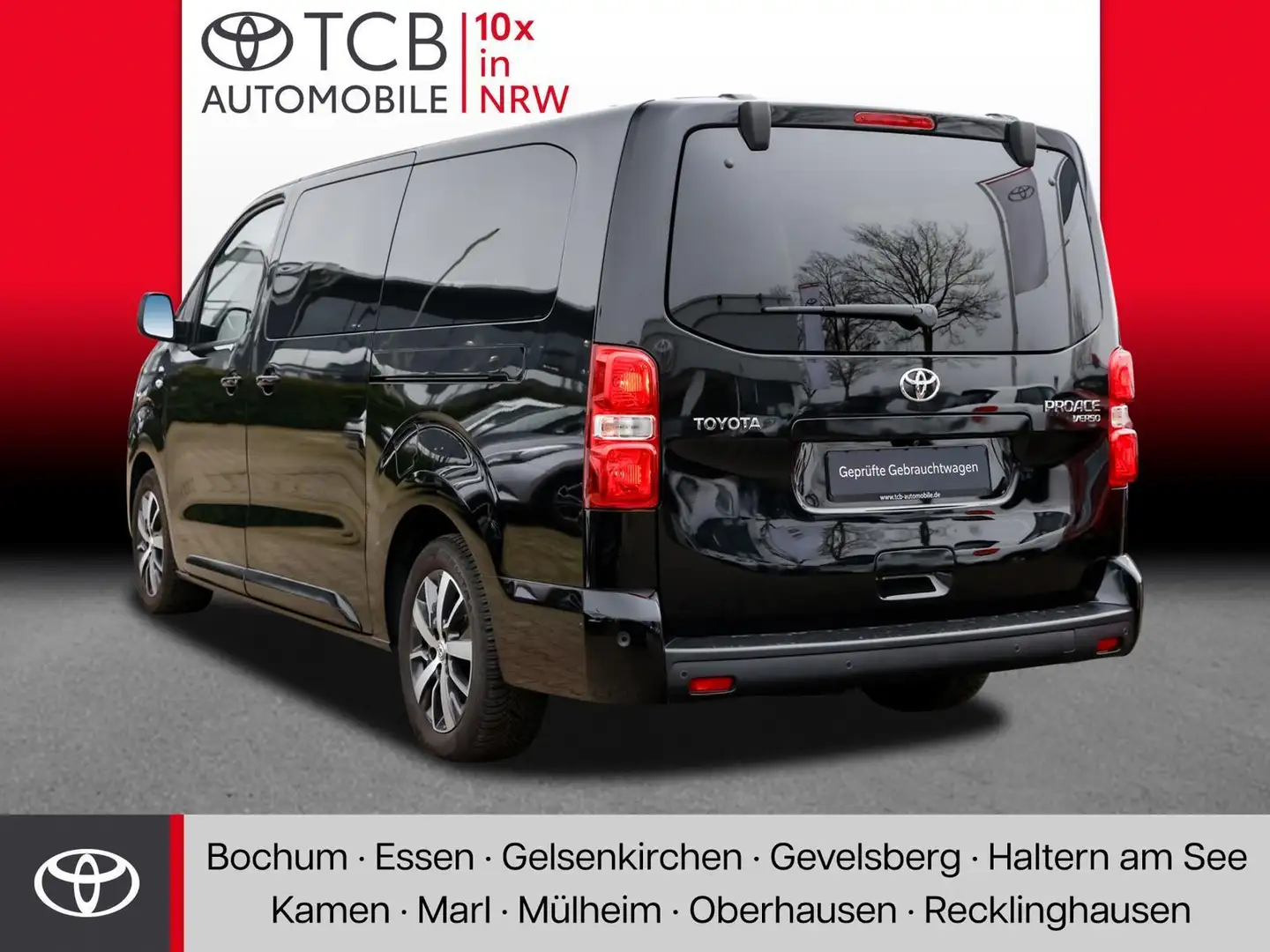 Toyota Proace Verso 2.0 D-4D L2 Shuttle Comf. NAVI BT APPLE ANDR Zwart - 2