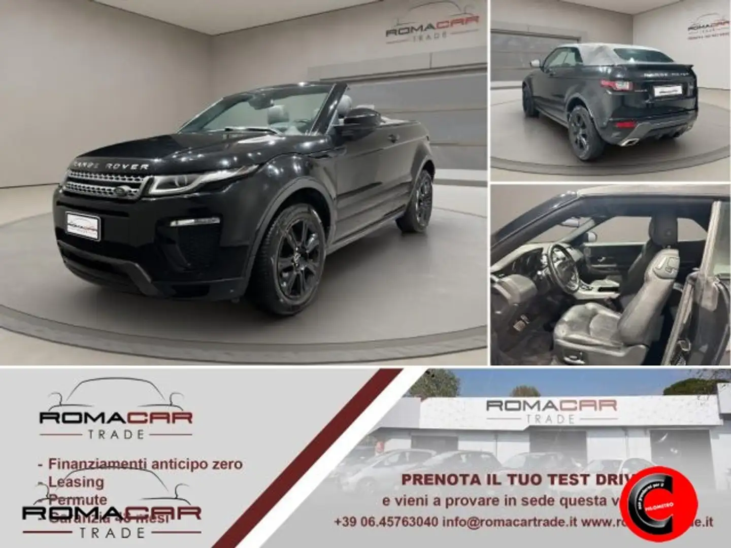 Land Rover Range Rover Evoque - Range Rover Evoque 2.0 TD4 150 CV Convertibile H Schwarz - 1