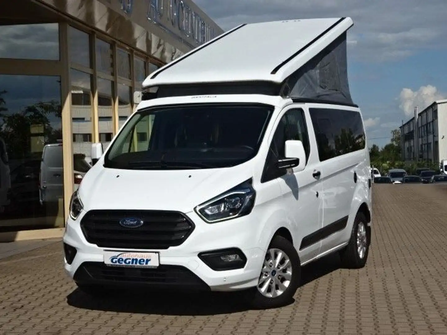 Ford Transit Custom Nugget L1 185PS Aut. Aufstelldach Xenon Navi AHK Weiß - 2