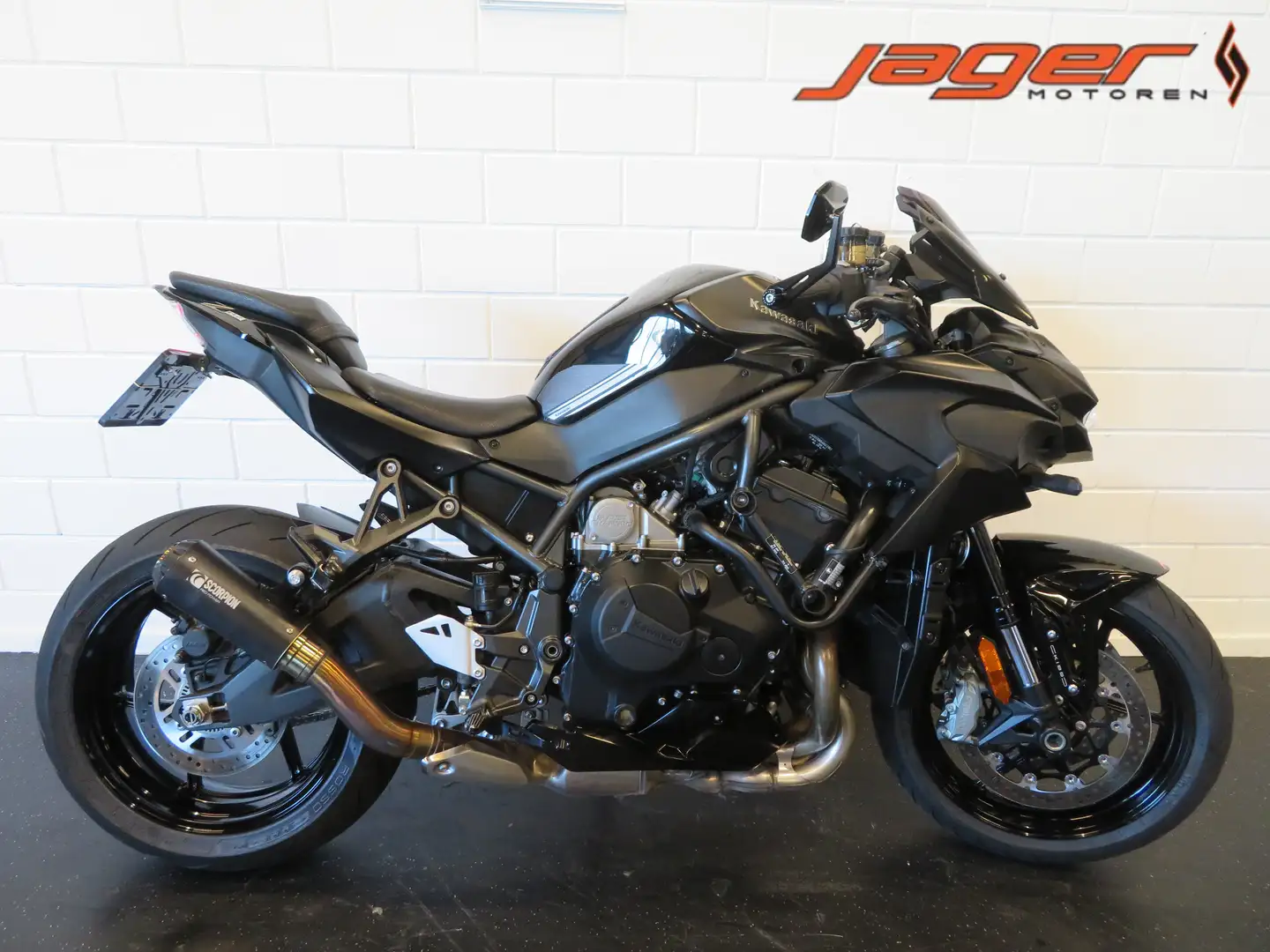 Kawasaki Z H2 ZH2 ABS BLACK EDITION! Zwart - 1