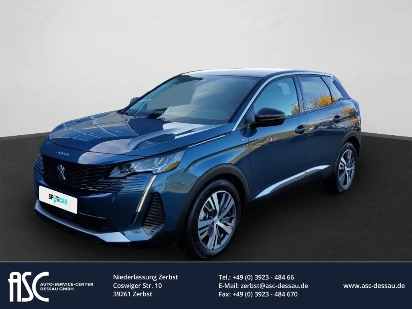 Peugeot 3008 Allure Pack/LED/el.Heckkl/Standheiz/Sitzheiz/Kamer Bleu - 1