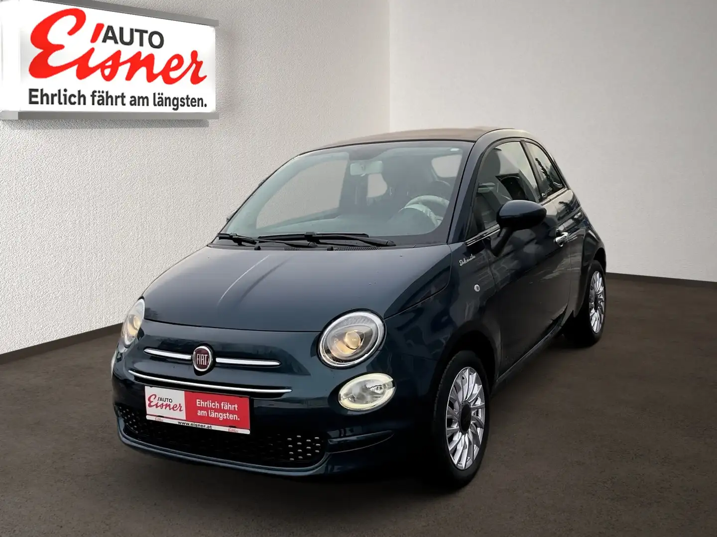 Fiat 500 1.0 GSE HYBRID 70HP LEDER Blau - 2