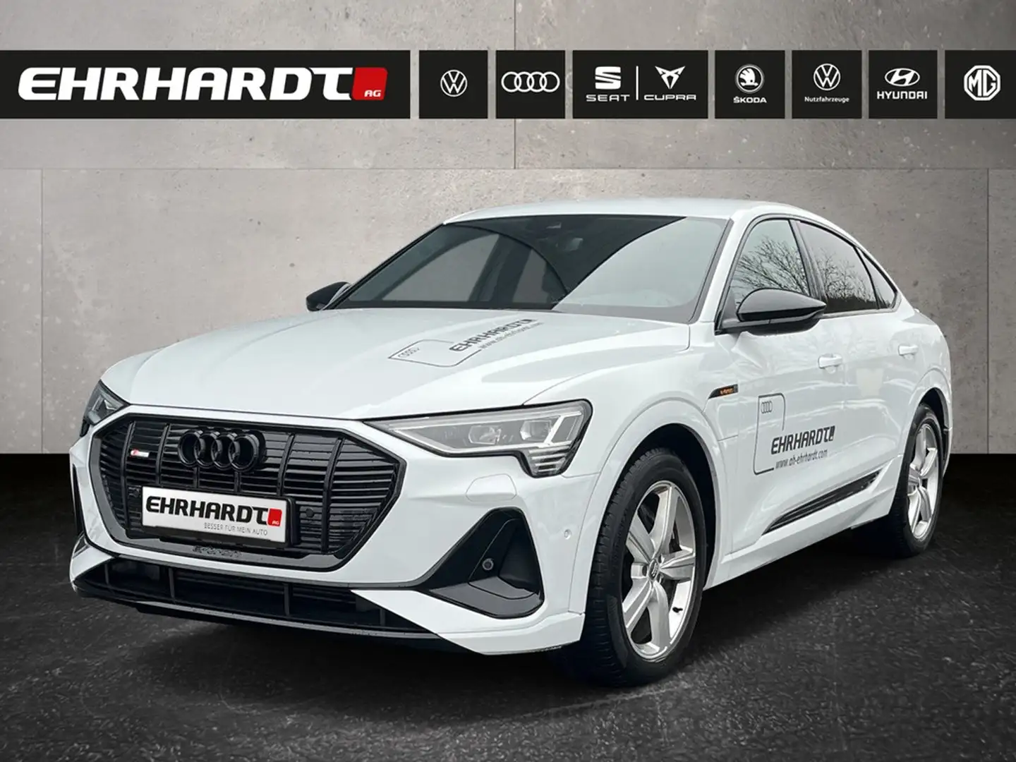 Audi e-tron  Sportback 55 quattro S line MATRIX*NAV*SHZ*VC*... Weiß - 1