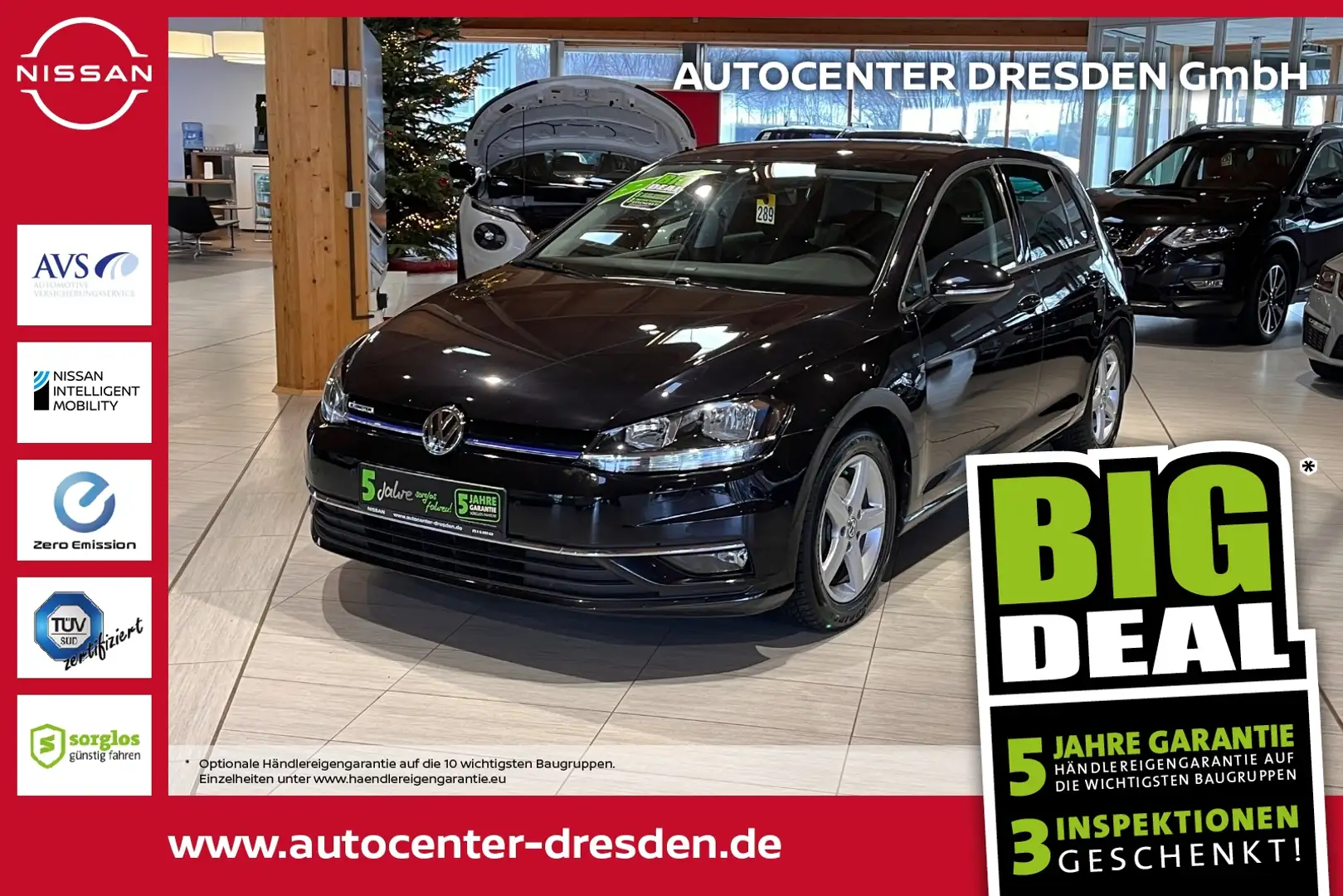 Volkswagen Golf VII 1.5 TSI BlueMotion Join ACC+Navi+SHZ+LM Noir - 1