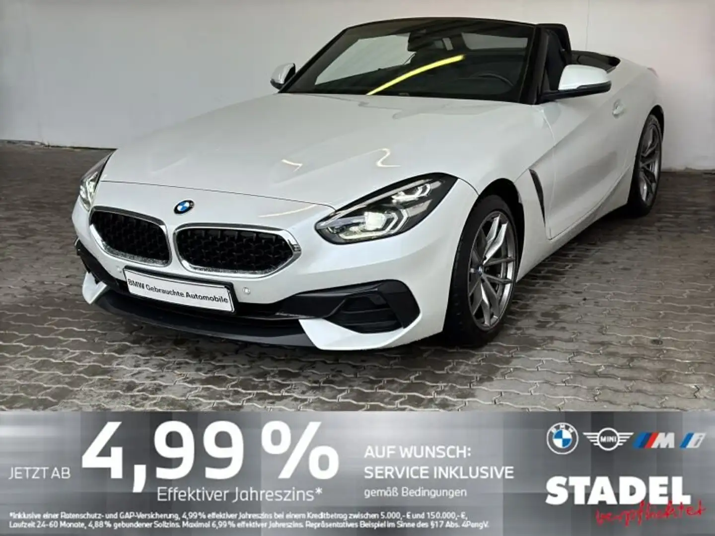 BMW Z4 sDrive20i Advantage Navi.LED.HiFi.PDCv+h.DAB Weiß - 1