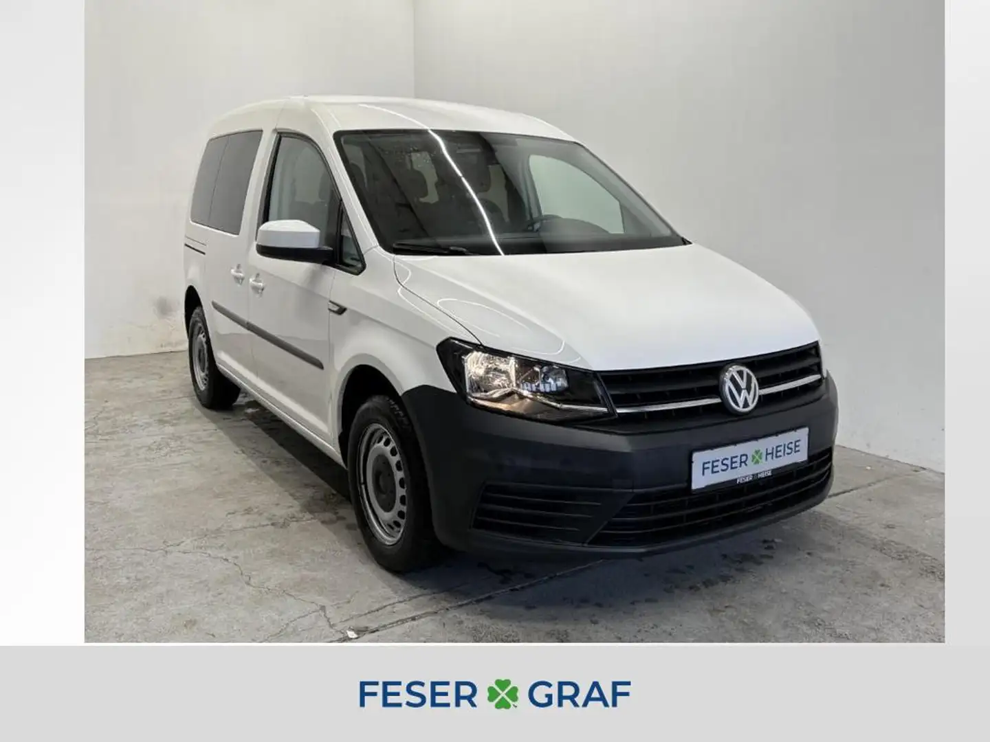 Volkswagen Caddy Trendline 1.0 TSI Klima/ParkPilot/USB Weiß - 1