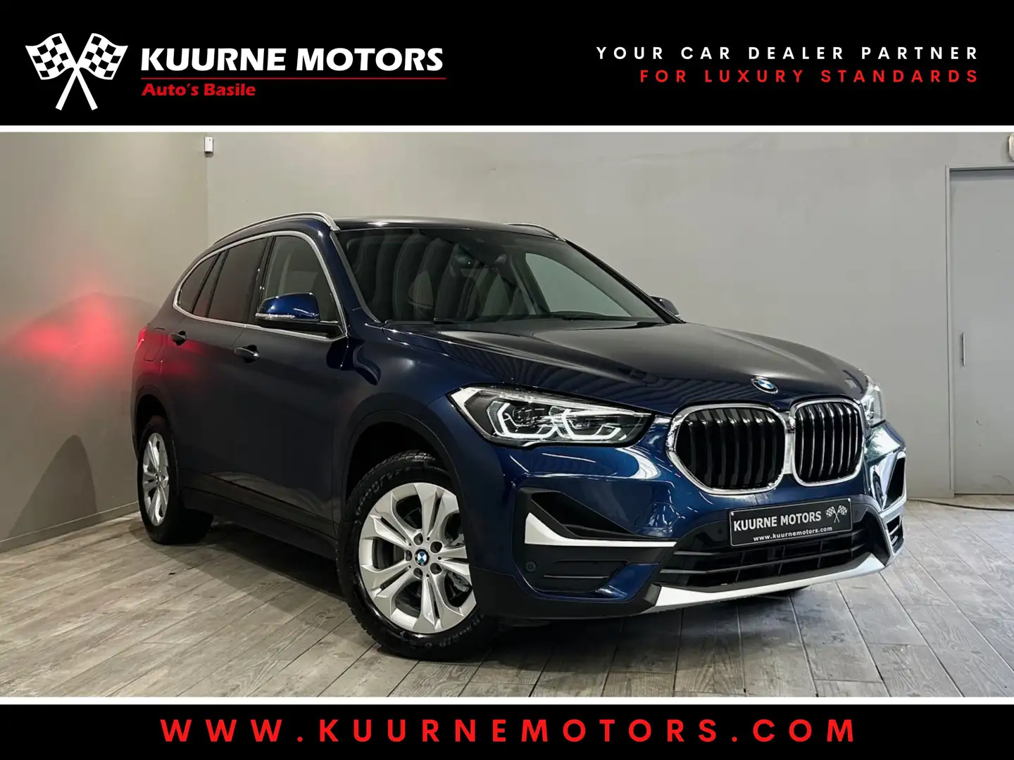 BMW X1 sDrive18i Alu17"/Gps/Cam/Led/Cruise *1j garantie* Blauw - 1