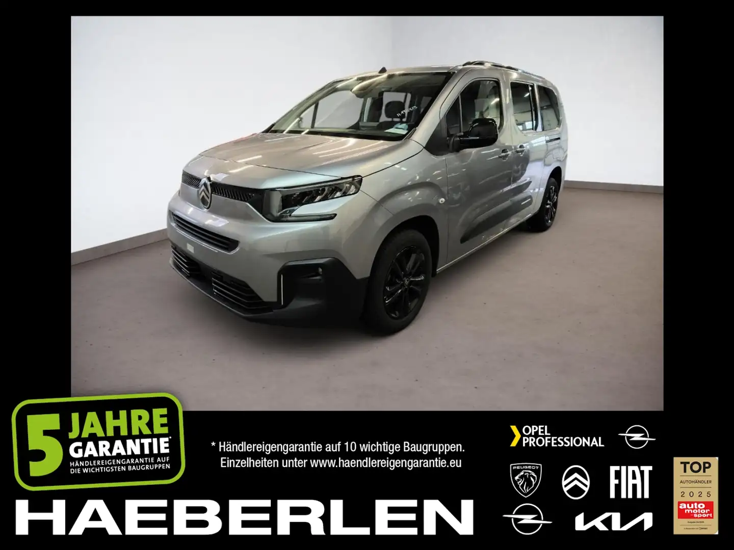 Citroen Berlingo 1.5 BlueHDi 130 FAP Max XL LED+Navi+LM Grijs - 1