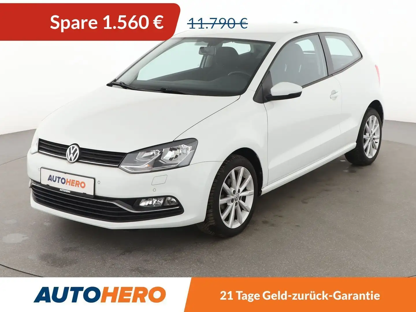 Volkswagen Polo 1.2 TSI Highline BMT*PDC*SHZ*KLIMA*WINTER-PAKET* Weiß - 1