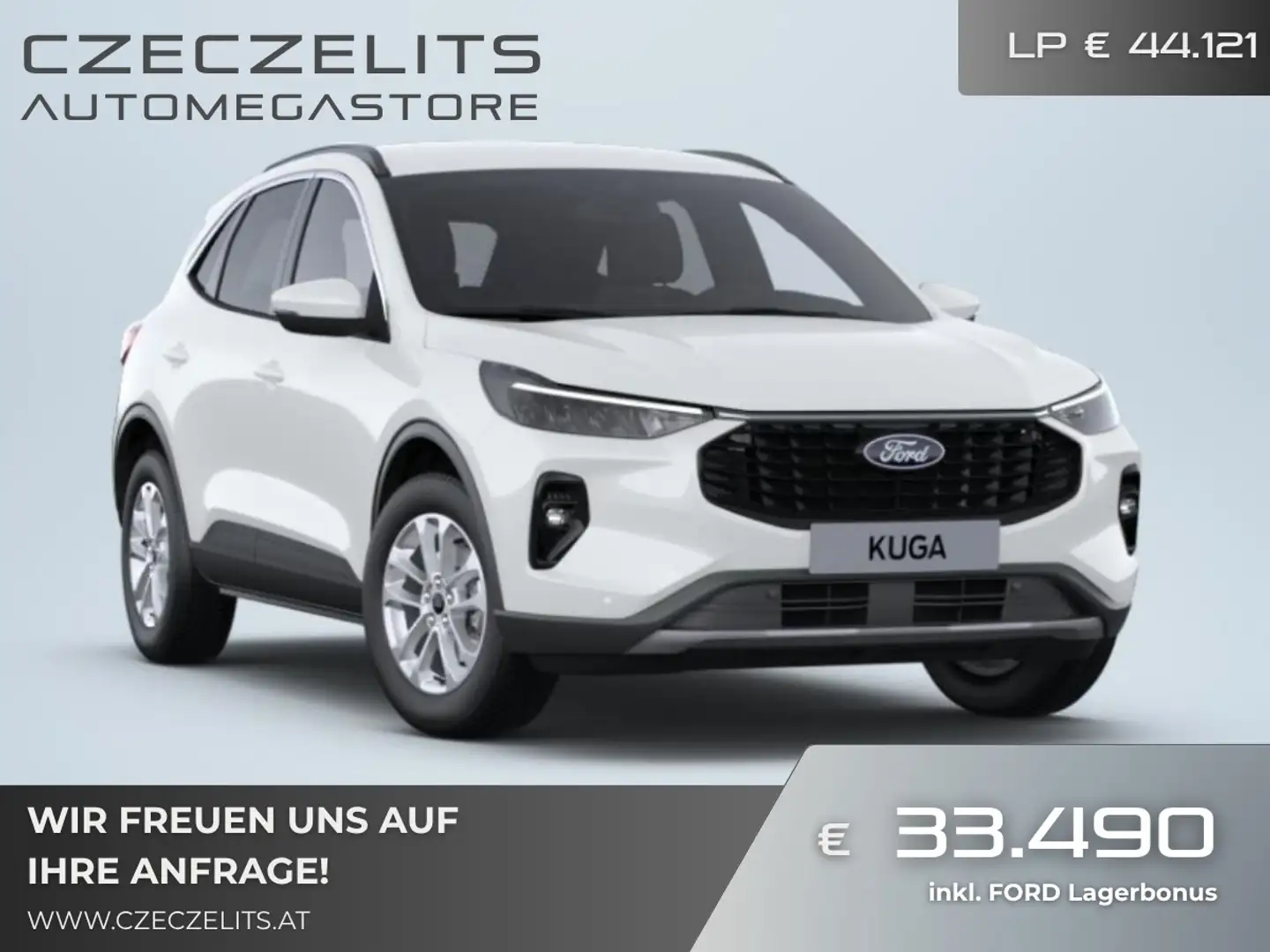 Ford Kuga 1,5 EcoBoost ST-Line ON 42956 JF Weiß - 1